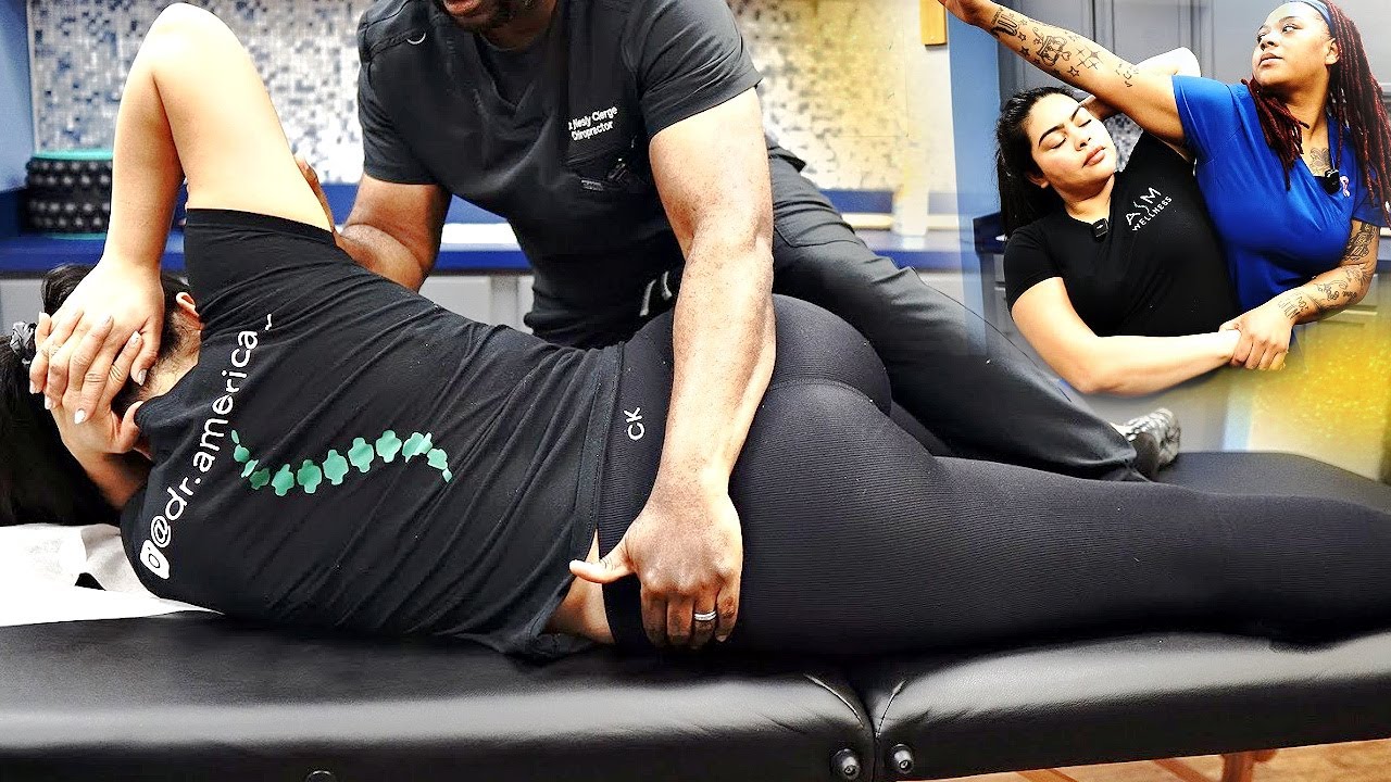 Two chiropractors go at it - Neck | Back cracking bonanza!