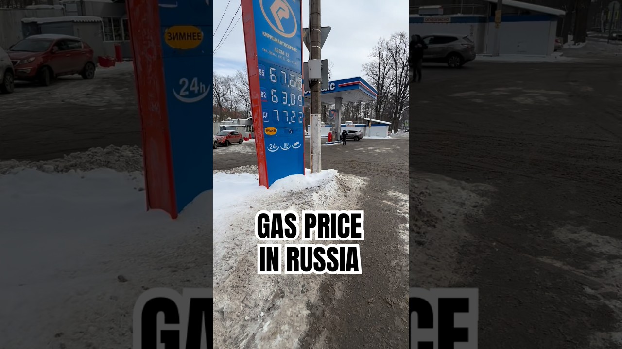 Gas Price in Russia Now (While Trump Attacks Iran)