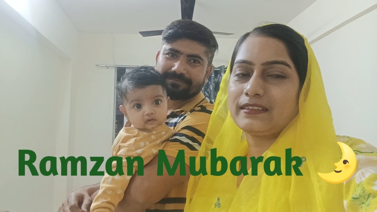 Ramzan ka chand Mumbrak | First Ramzan with my daughter @Khanfamily7304