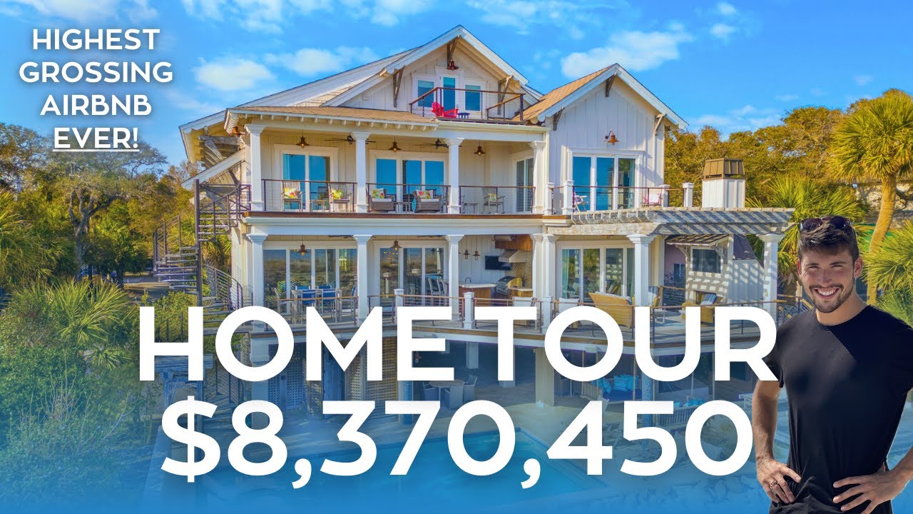 Touring The Highest-Grossing STR EVER on Hilton Head Island, SC | Full Home Tour