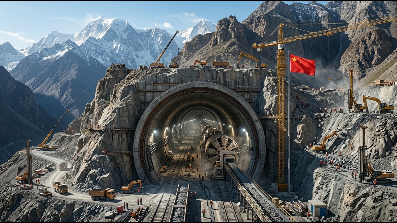 Inside the Impossible 20KM Mountain Tunnel | How China Builds Mega Tunnels