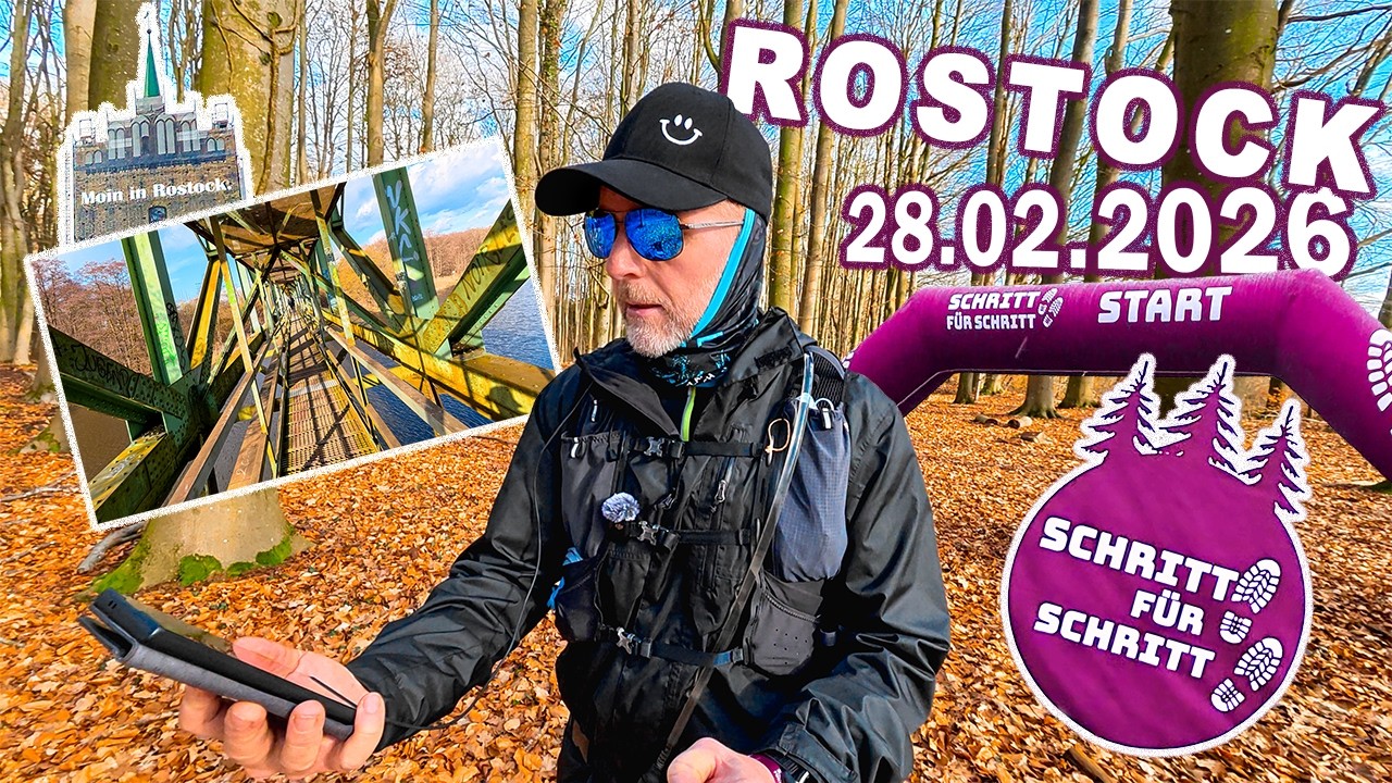Wanderevent Schritt für Schritt Rostock 55km, 28.02.2026. Wandern durch und rund um Rostock