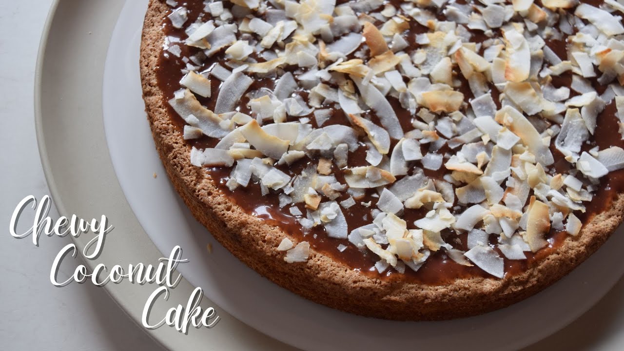 Chewy Coconut Cake | Sundaebake