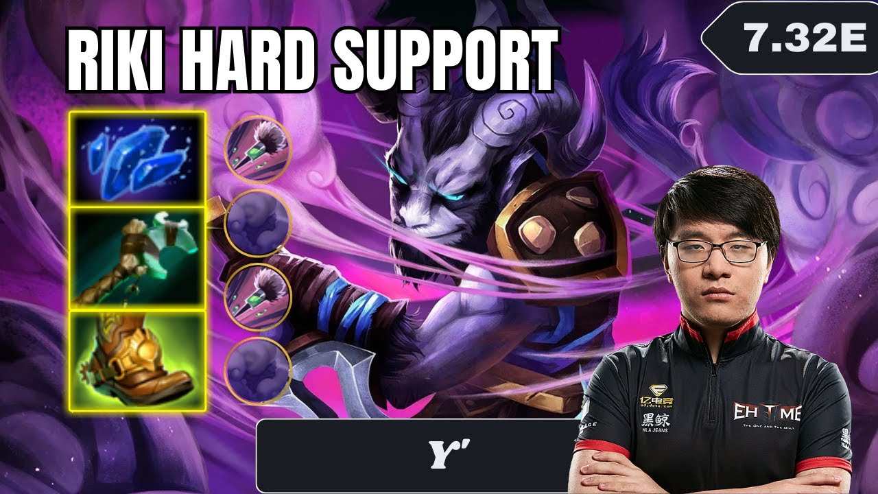 y' Riki Soft Support Gameplay Patch 7.32e - Dota 2 Full Match Gameplay