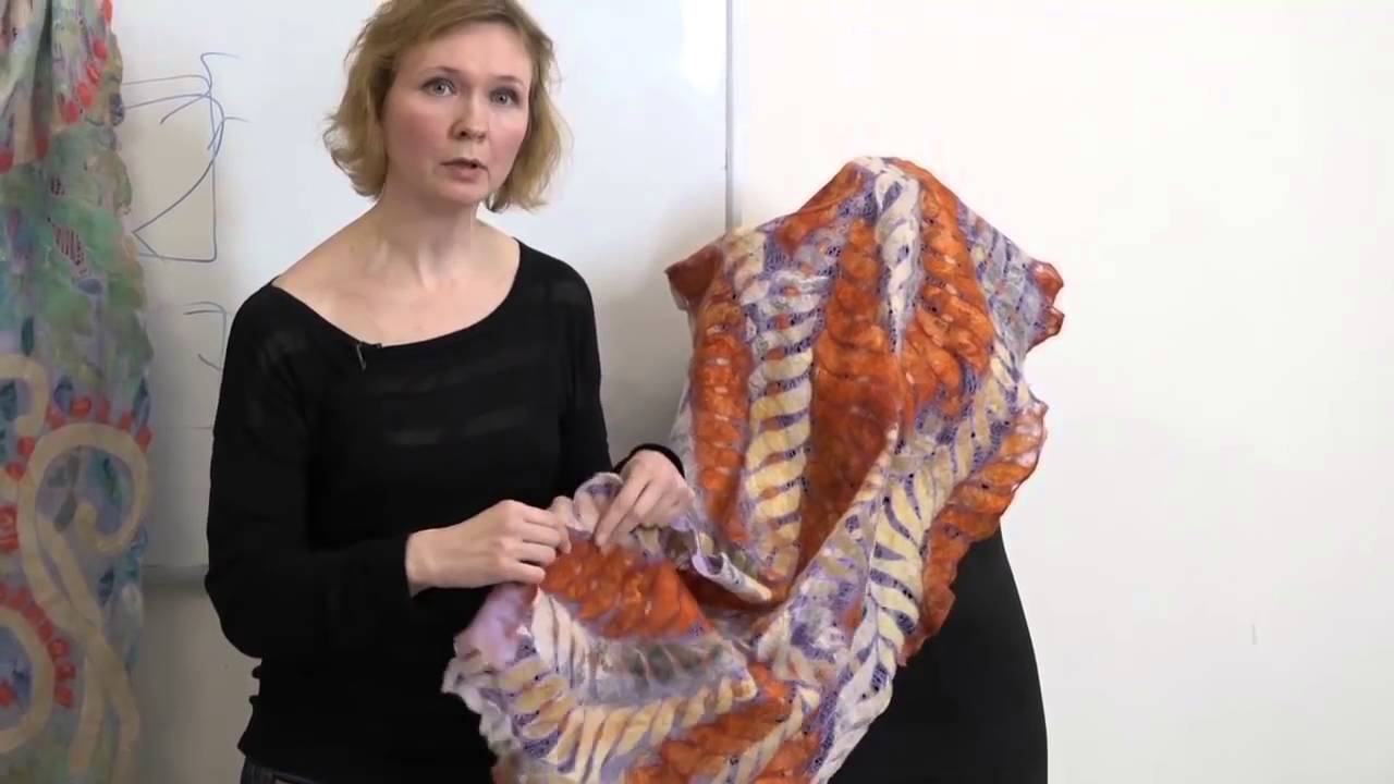 Мария Гладченко  Создание палантинов  Выступление на Лаборатории