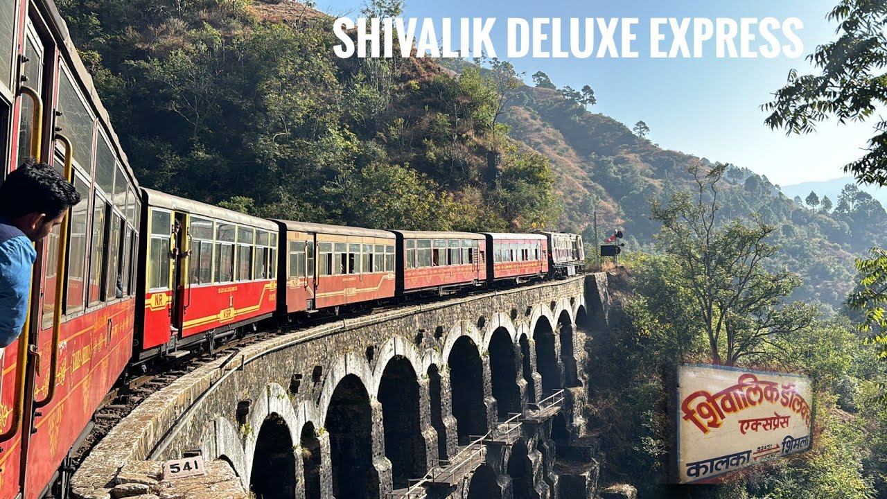 A Ride By UNESCO heritage Kalka Shimla Toy Train | Journey by Shivalik Deluxe Express