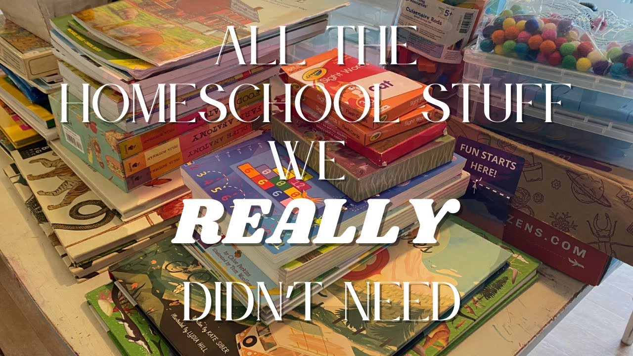 The Homeschool Stuff I'm Regretting I Bought!