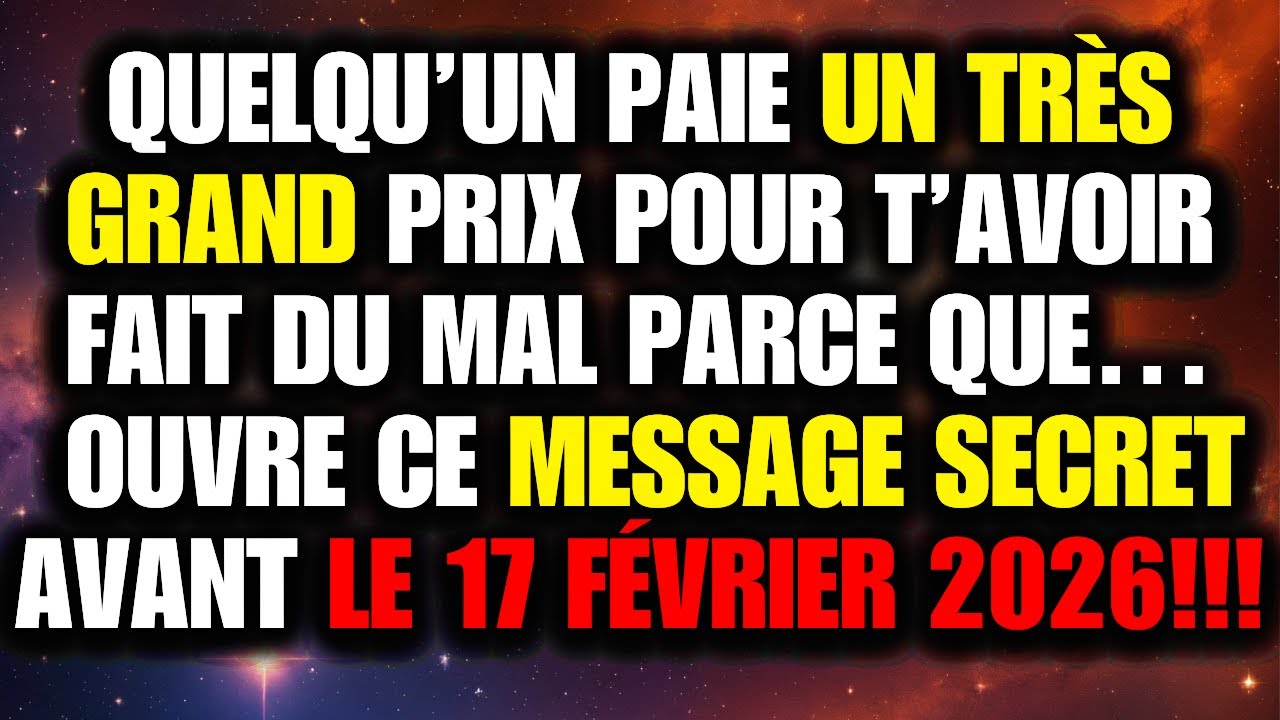 11:11😰 ILS PAIENT CHER POUR T’AVOIR BLESSÉ… OUVRE AVANT LE 17 FÉVRIER 2026 !