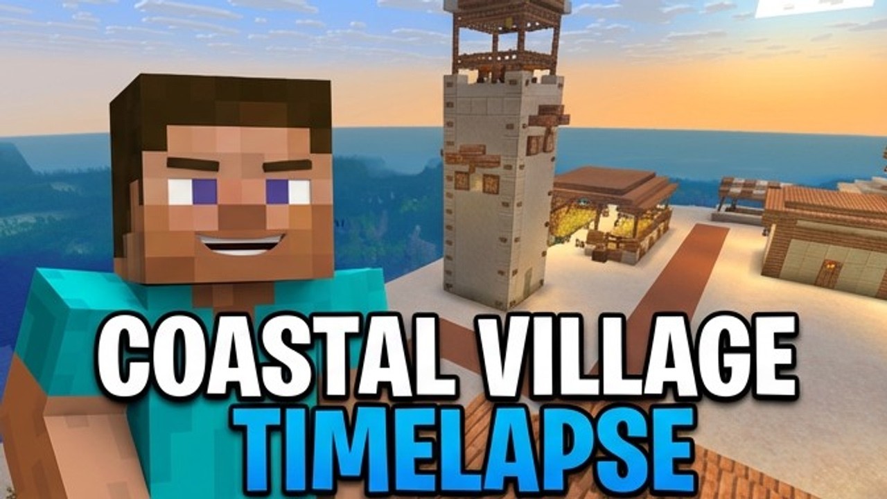 Part 3 Building Paths | Minecraft Timelapse