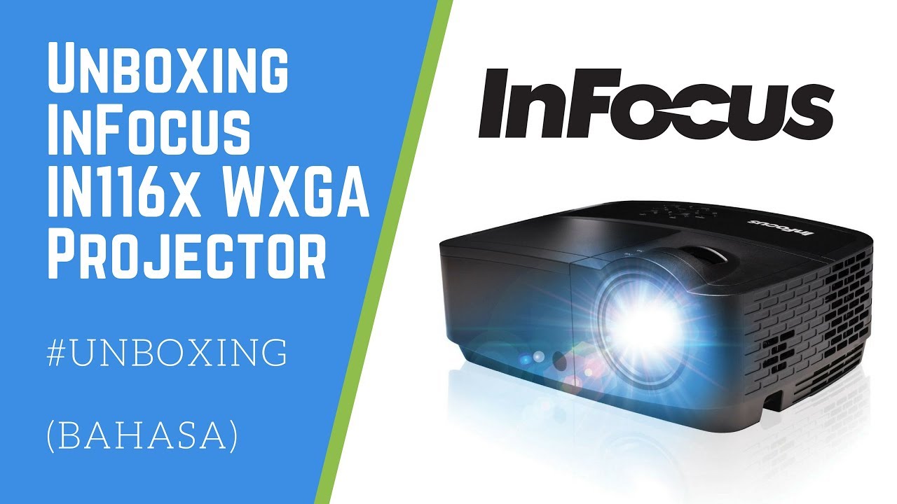 Unboxing InFocus IN116x WXGA Projector