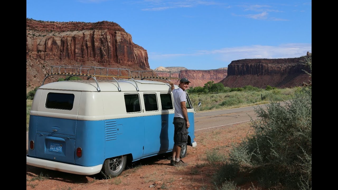 Sunday Drive:  CanyonLands N.P. Utah, 62 VW Bus, Van Life, RV Living