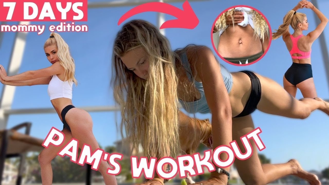 I TRIED PAMELA REIF'S FREE BEGINNER WORKOUT PROGRAM FOR 7 DAYS | Postpartum Body Workout Journey 💫