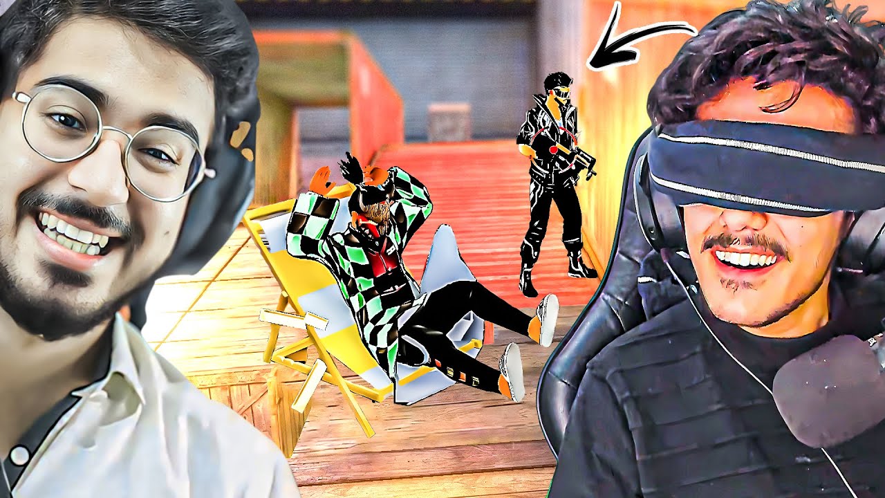Eyes Closed 1 Vs 1 Prank on Zindabad Plays🤣 | Free Fire