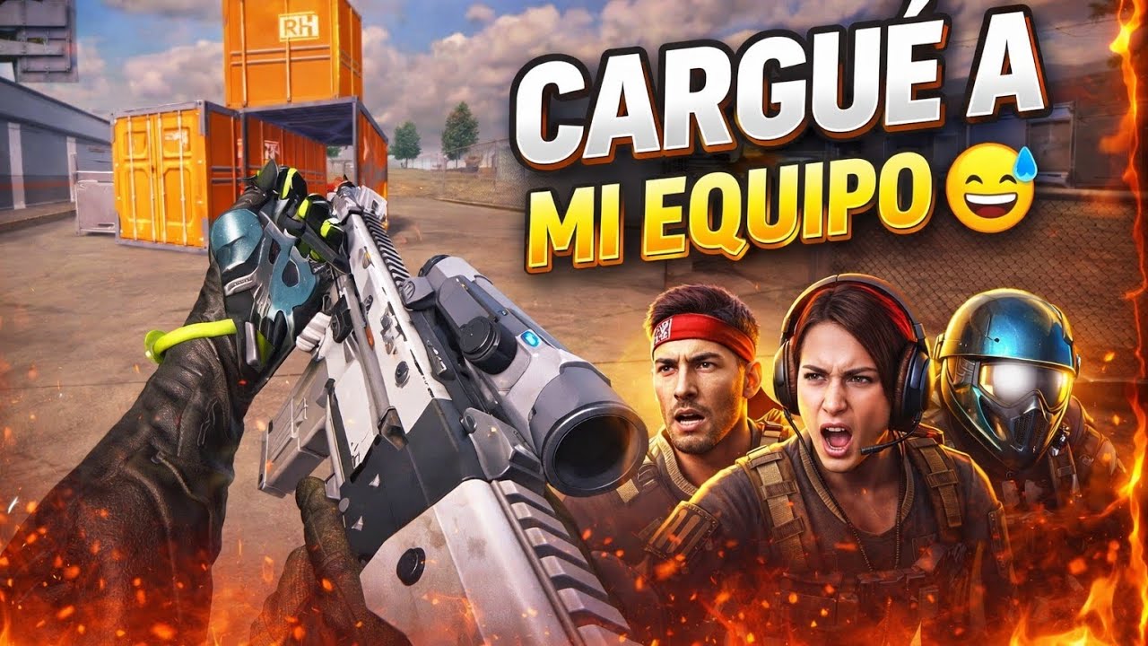 Cargando a mi equipo en Blood Strike 😅🔥 | Partida intensa ( 1 partida )