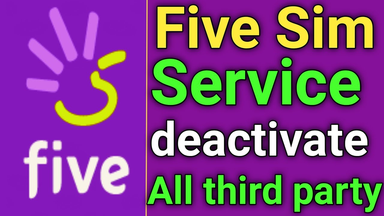 five sim card all service deactivate
