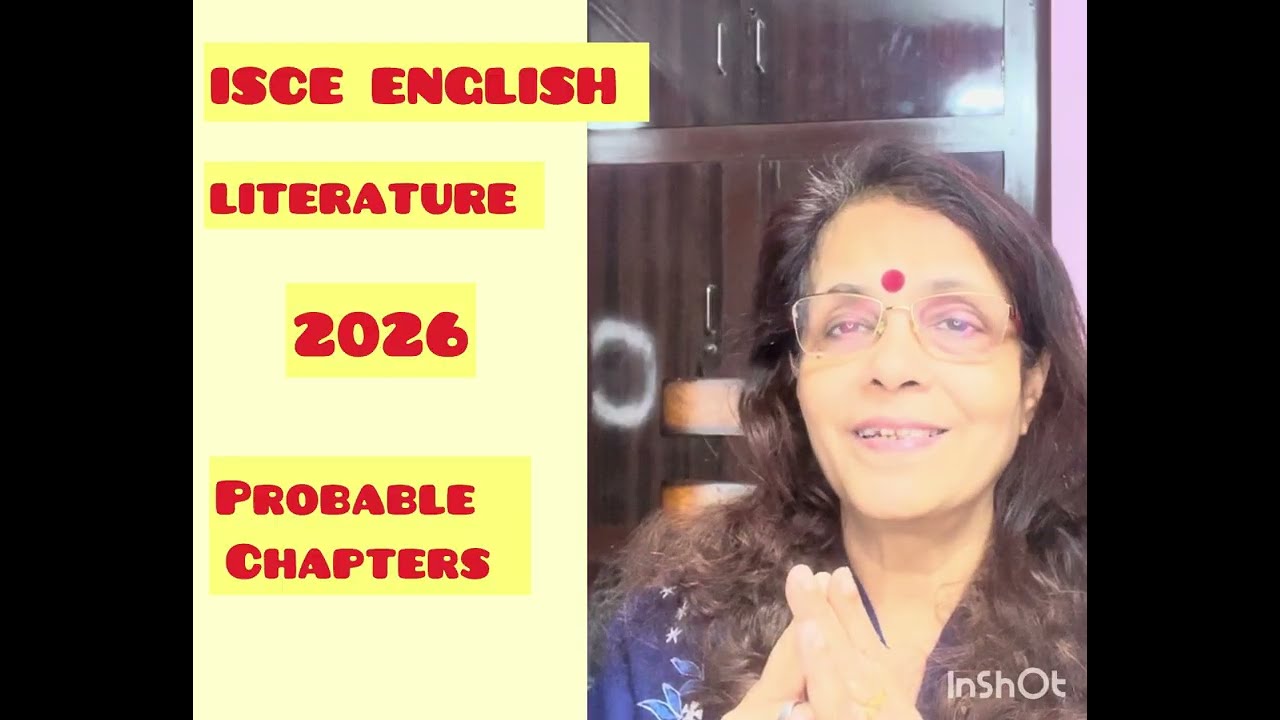 Наиболее вероятные главы #ICSE АНГЛИЙСКАЯ ЛИТЕРАТУРА #ЭКЗАМЕНЫ -2026 # Посмотрите видео Ранджаны ...