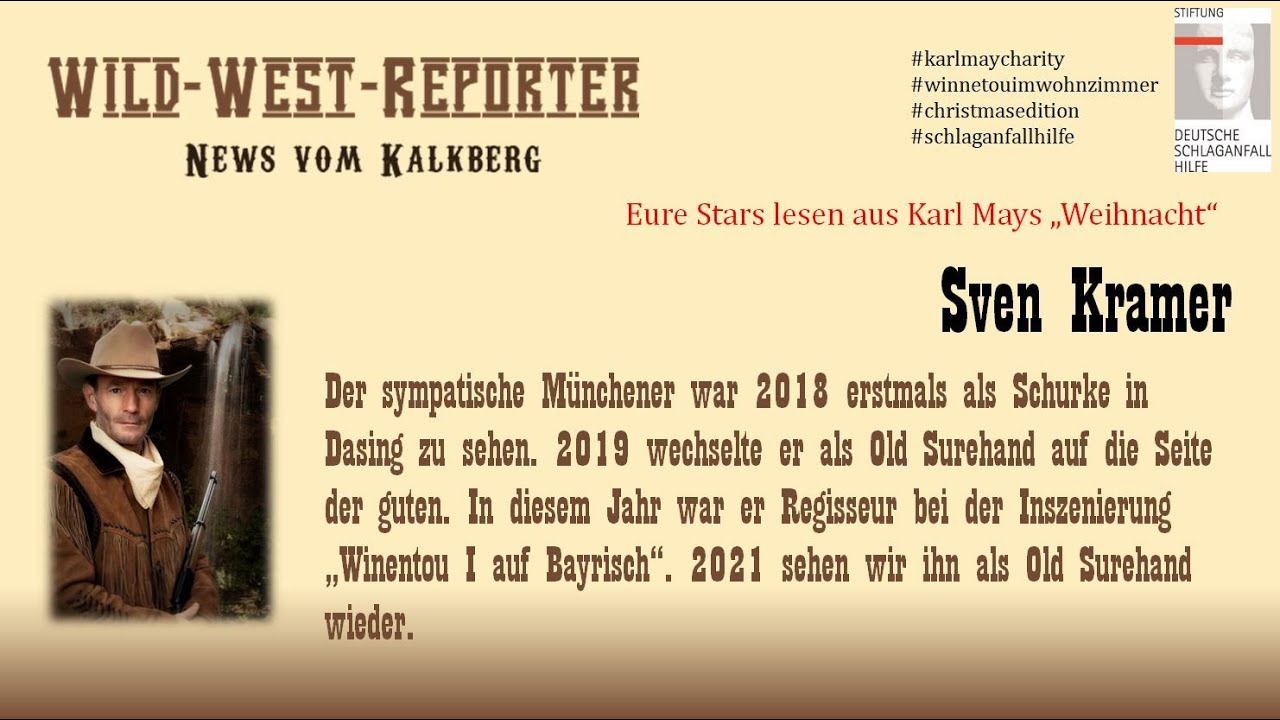 Weihnacht von Karl May - Kapitel 34 - Sven Kramer #winnetouimwohnzimmer #charity