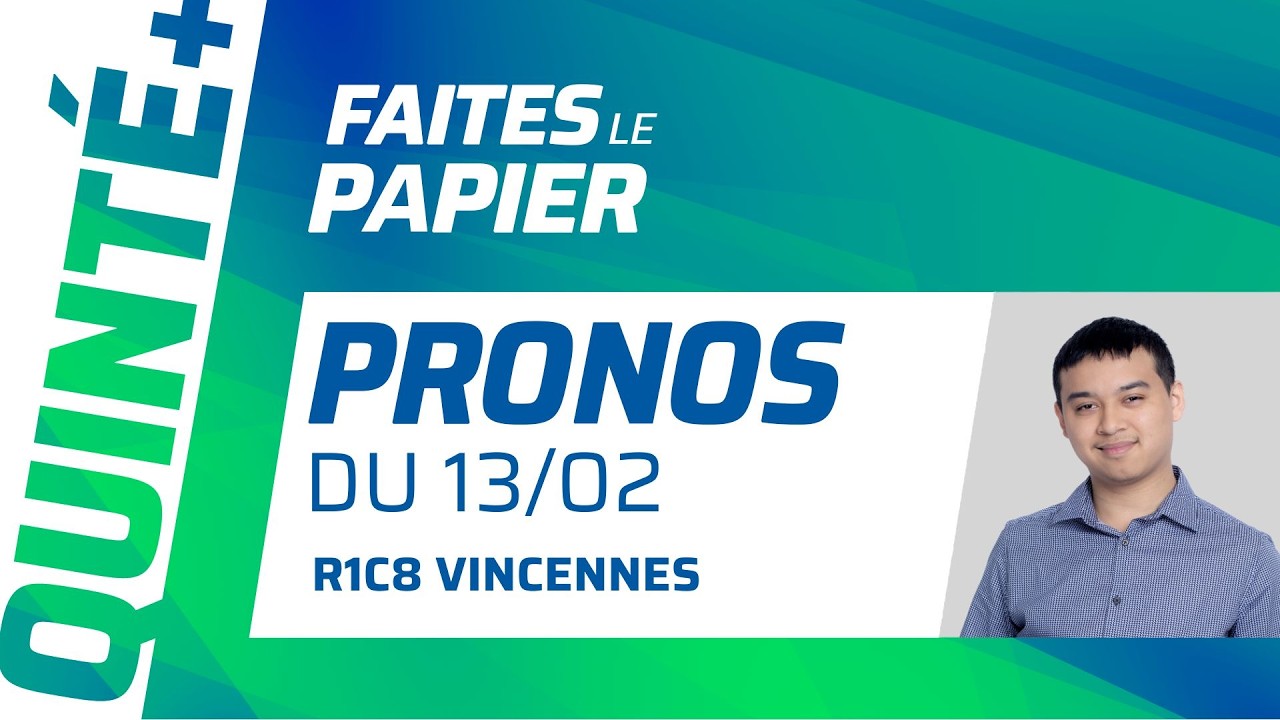 PRONOSTICS QUINTÉ+ DU VENDREDI 13 FÉVRIER À VINCENNES : CHITCHAT PEUT RÉALISER LA PASSE DE TROIS