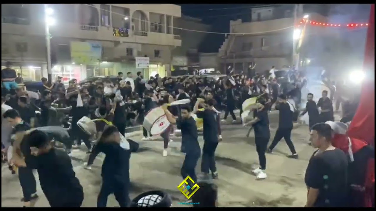 موكب عزاء ال ياسين | نزلة اخير الشعلة | يوم الثالث من محرم 1445