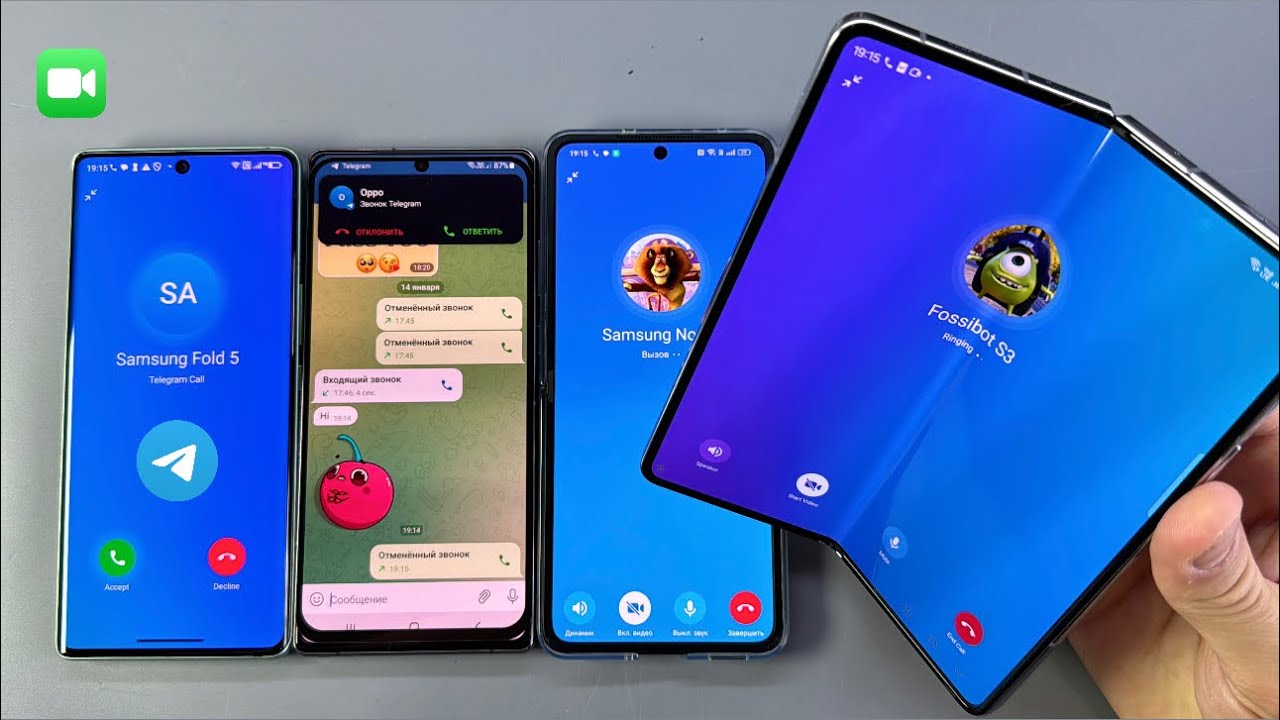 Social Messenger incoming Call /SMS + Telegram Samsung S20+ Fossibot S3+  Oppo Find N2