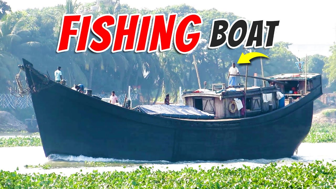 Wonderful Wooden Fishing Boat | Fishing Motor Boat | Unique Fishing Boat In Bangladesh
