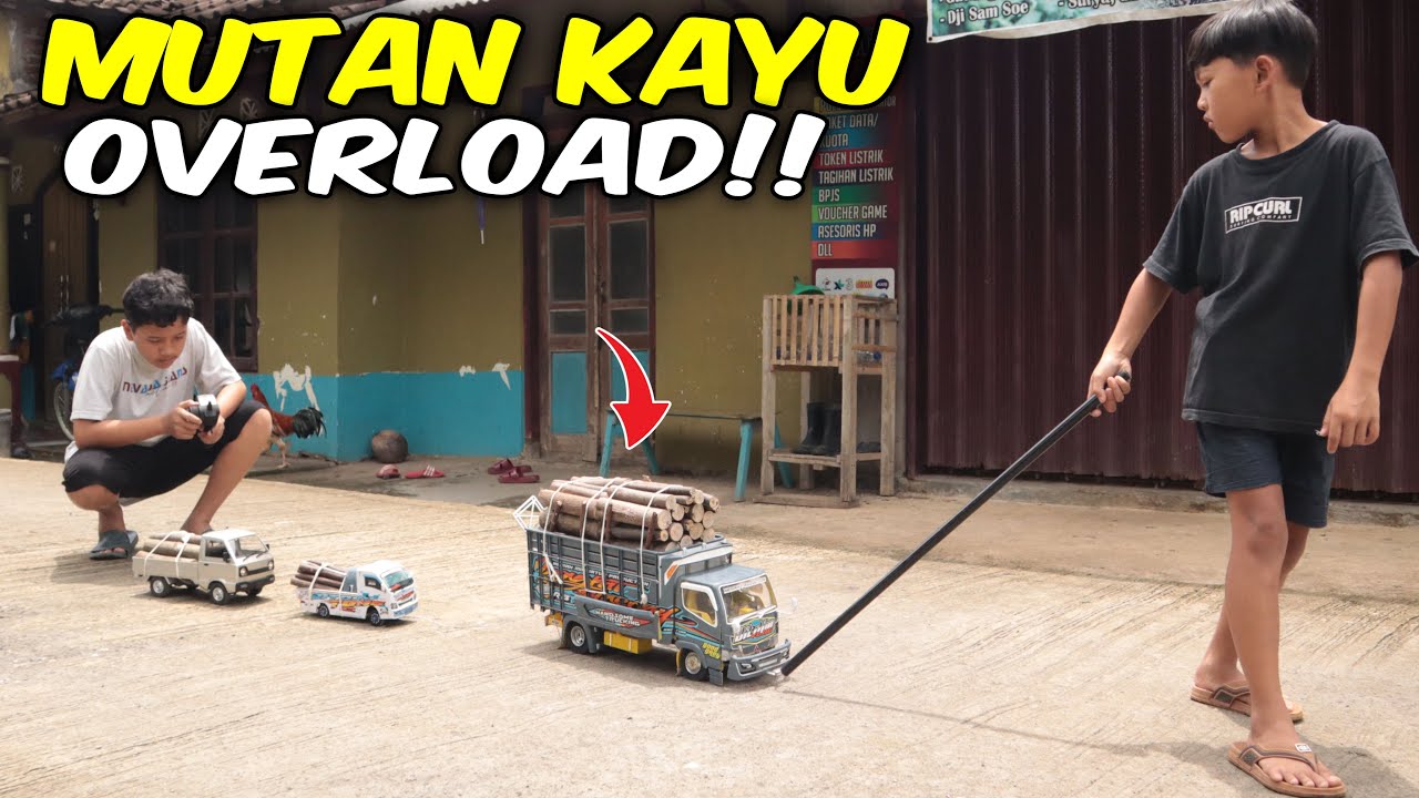 TRUK DITDIM COBA MUATAN KAYU❗ KUAT SIH, TAPI??