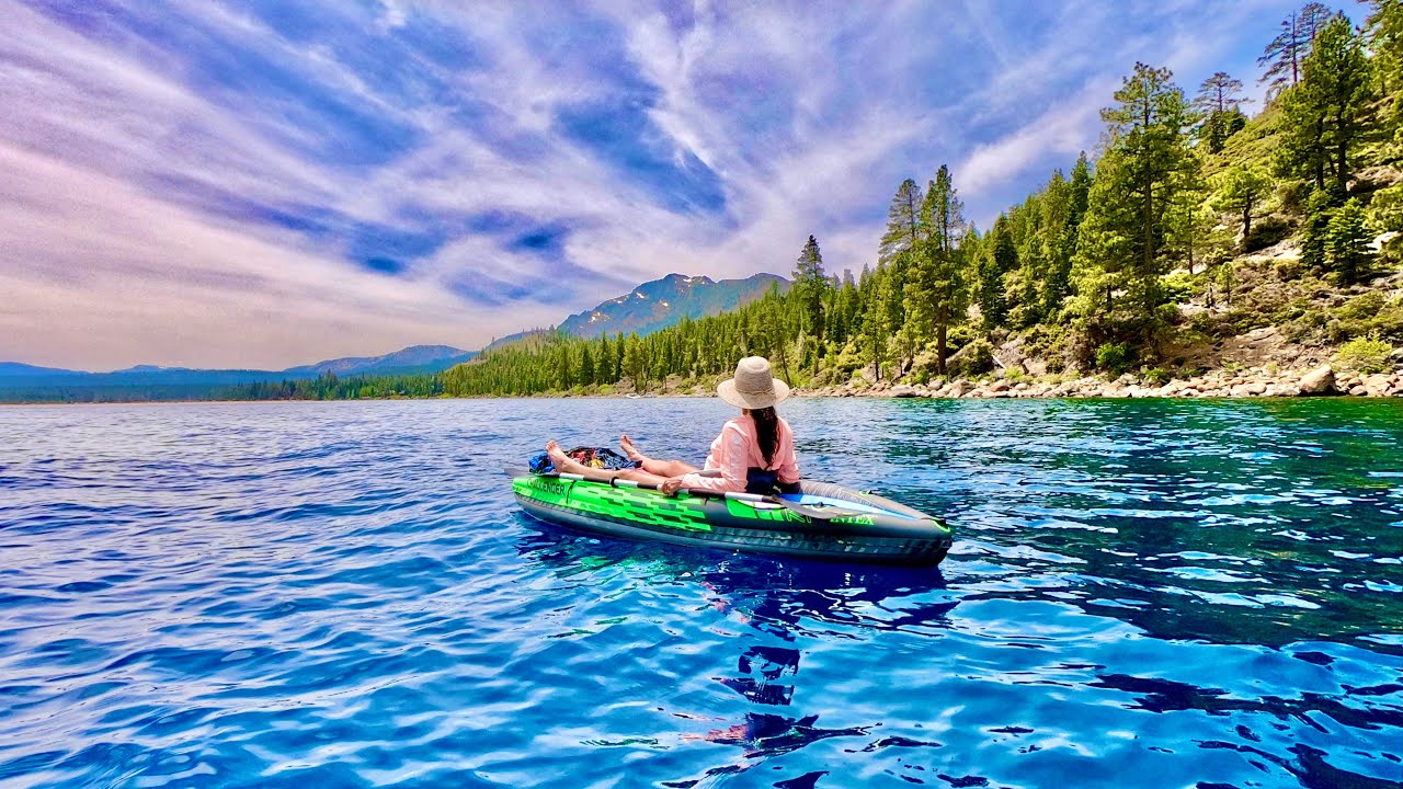 Lake Tahoe’s Emerald Bay & Fannette Island from Baldwin Beach by kayak: South Lake Tahoe, California