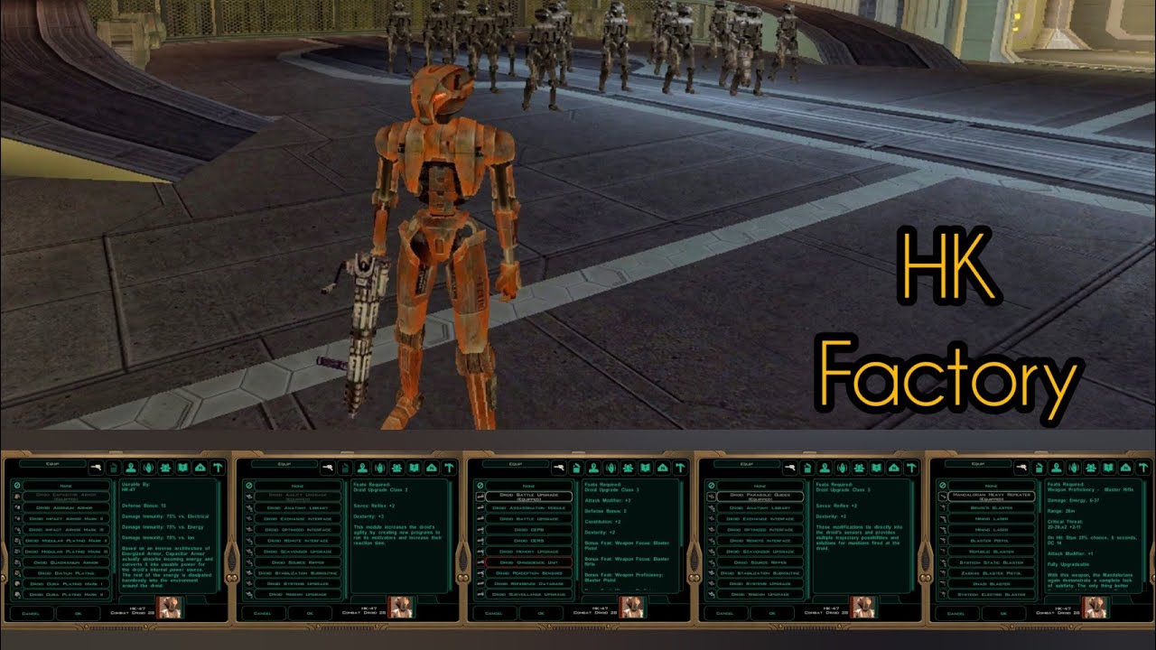 Star Wars KOTOR 2 - Jedi Guardian - HK Factory (Android Gameplay)