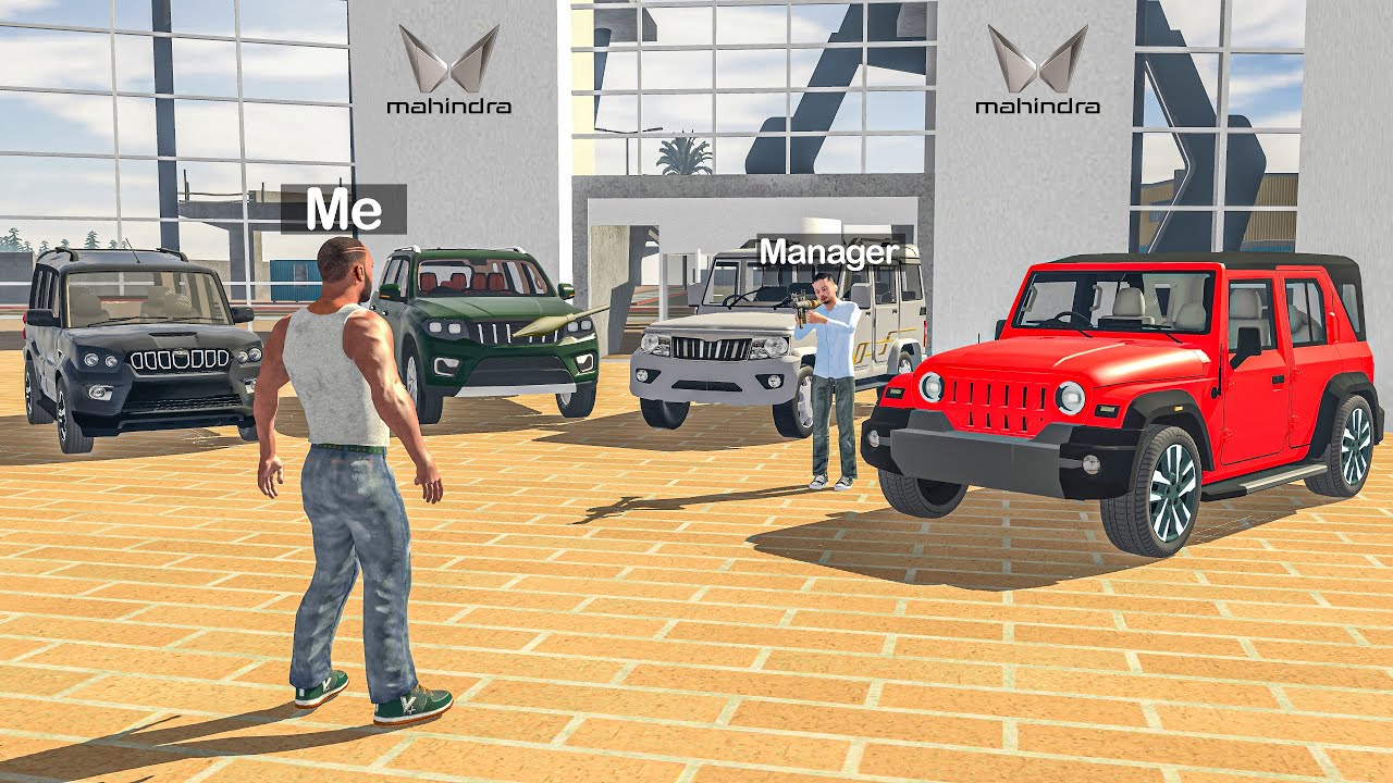 Stealing Every MAHINDRA Cars From SHOWROOM INDIAN BIKES DRIVING 3D