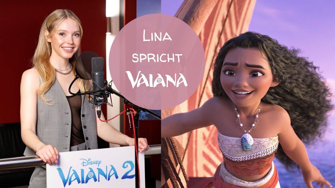 Vaiana 2 - Lina Larissa Strahl spricht über ihre Herausforderungen und die Arbeit im Synchronstudio