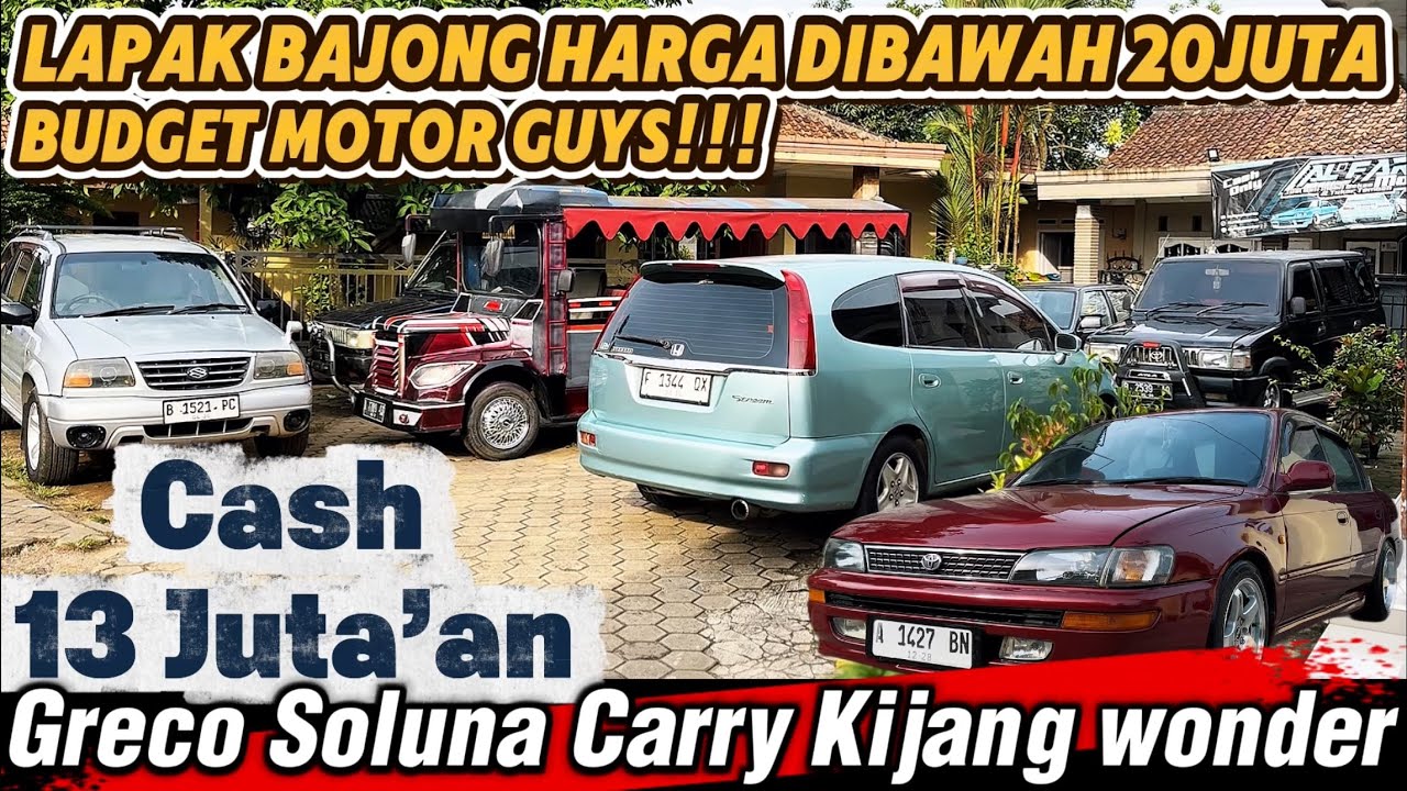 Lapak Bajong Rumahan Budget Under 20juta‼️Cash 13Juta’an Aja Harga Motor‼️Greco Ganteng Maksimal‼️