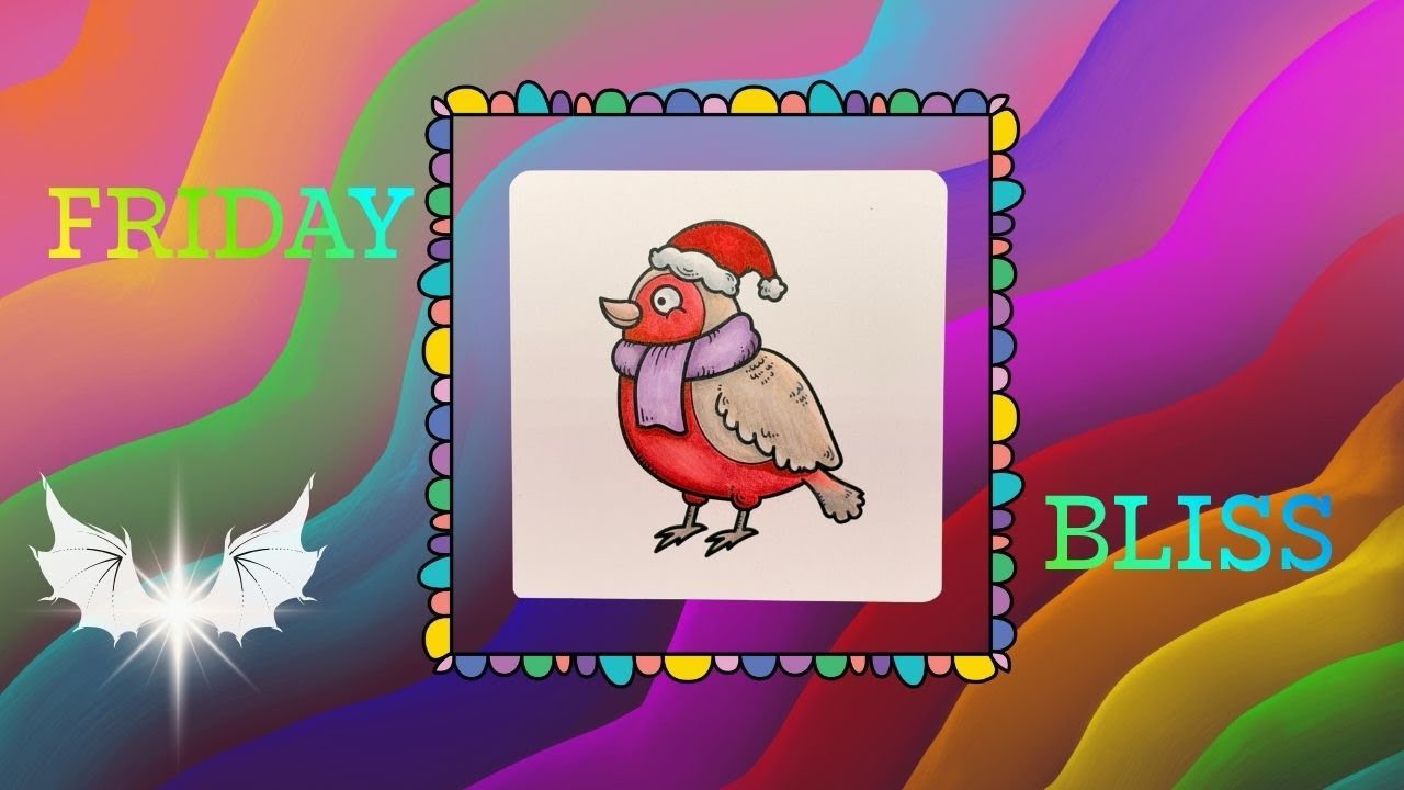 FBS-Ep. 4 Friday Bliss | Robin Red Breast | @ColoringBliss 