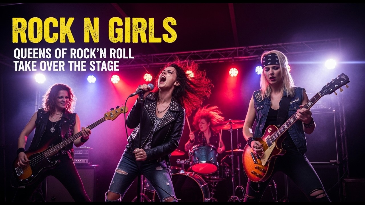 Best Rock n Roll Girls 🔥 Queens of Rock n Roll Take Over the Stage 🎸 Rock N Girls