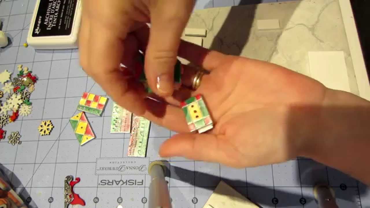 Polymer Clay Tiles; Xmas Project Part 2