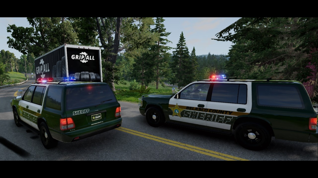 Beamng Drive Police Chase and Crashes [1]