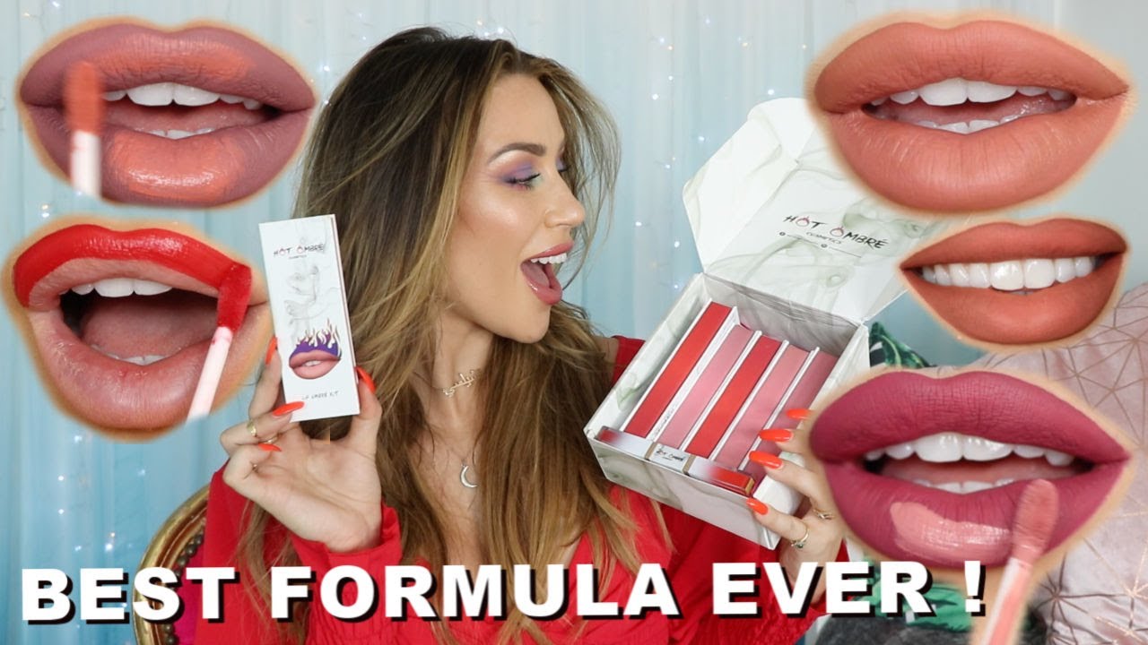 THE 'LIP TUTORIAL GIRL'  LAUNCHED HER OWN BRAND OF LIPSTICKS! + TUTORIALS FOR  ALL SHADES