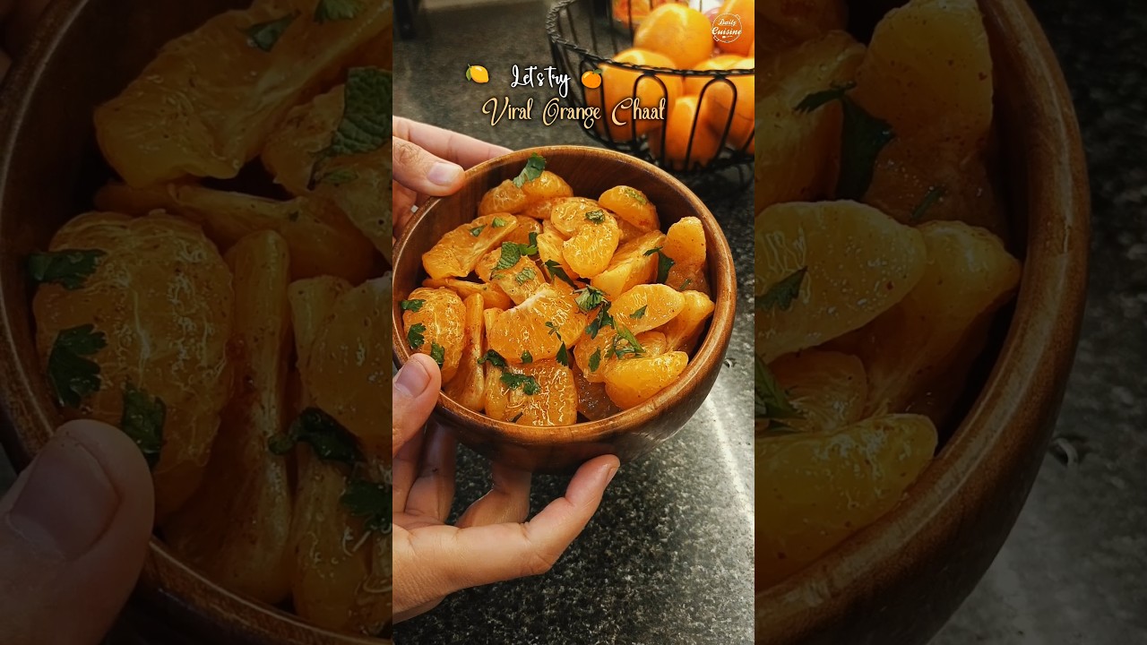 Try out this viral tangy orange snack | Daily cuisine &vlogs | 