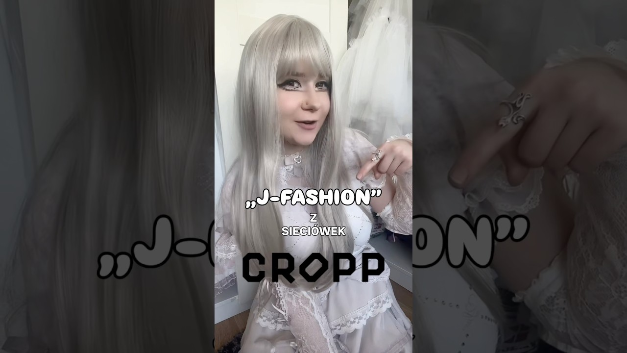 Alternatywne ubrania w stylu j-fashion z CROPPA 🩵 #jfashion #gyaru #cropp #ubrania #moda