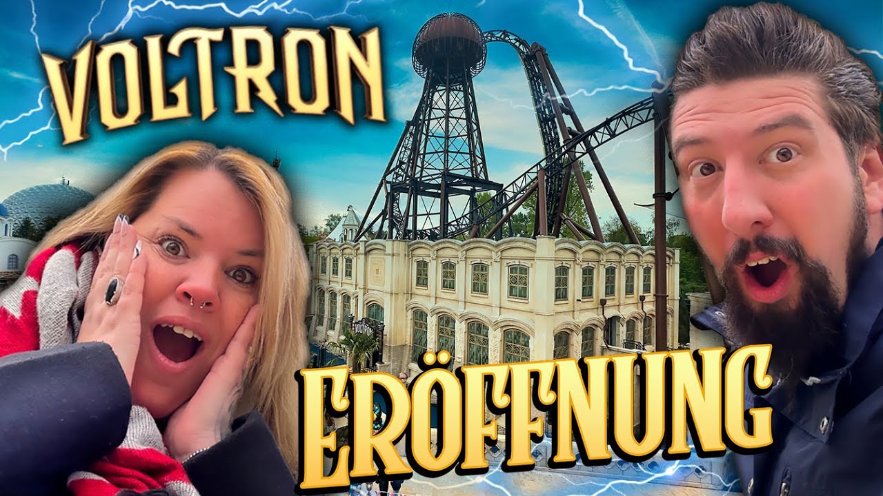 VOLTRON-ERÖFFNUNG im EUROPA-PARK | So fährt sich die neue ACHTERBAHN | Presse Event