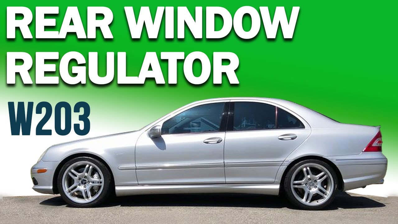 Замена заднего стеклоподъемника Mercedes-Benz W203 C-Class