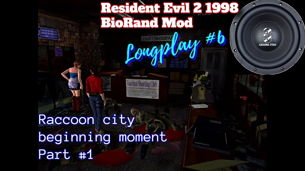 PC Resident Evil 2 1998: BioRand Mod - Jill A Scenario Raccoon City Beginning Moment #1 [Subwoofer]