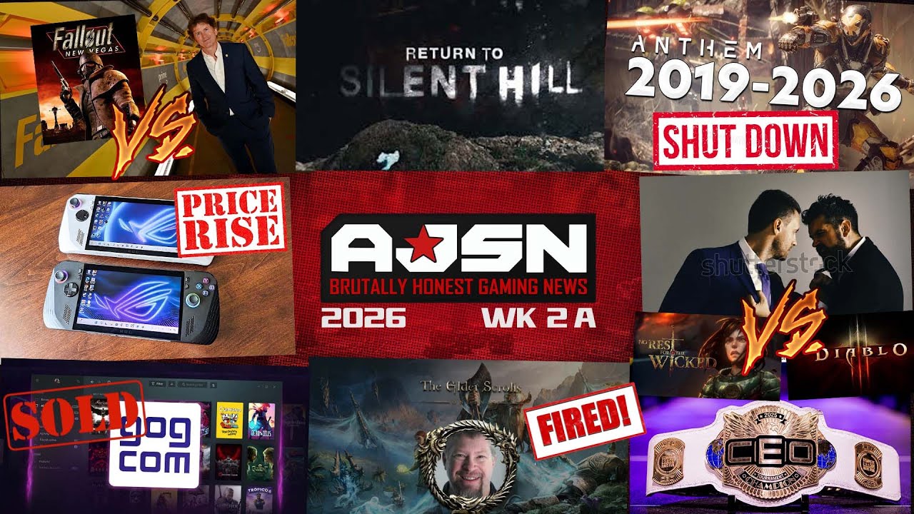 AJSN WK2A - ANTHEM finally SHUTDOWN, GOG Sold!, Todd Howard Doesnt HATE Obsidian, CEO Twitter FIGHT!