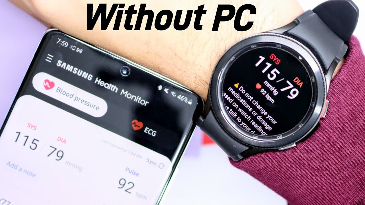 ЭКГ и АД для Galaxy Watch 4 и Classic Установка без ПК | ПРОСТОЙ СПОСОБ!!!