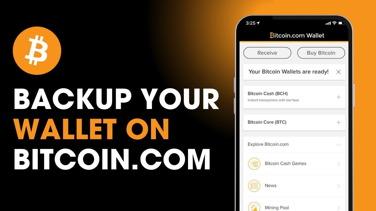 How to Backup Wallet on Bitcoin.com !