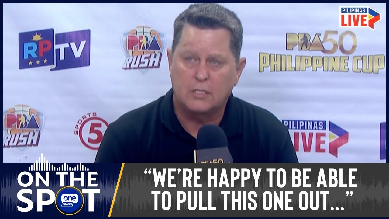 Tim Cone on Ginebra&rsquo;s Game 1 win despite June Mar Fajardo&rsquo;s huge night | #OSOnTheSpot