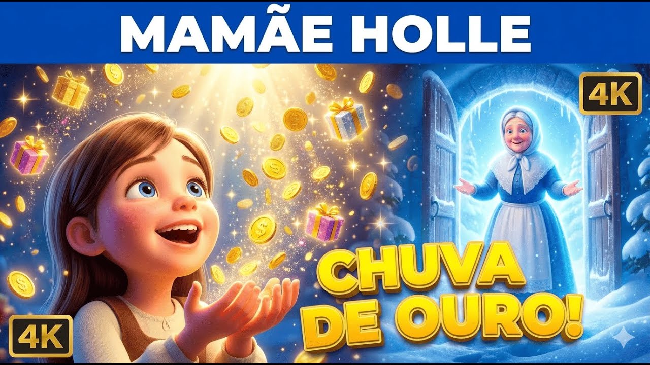 A Surpresa de Mamãe Holle ✨🎁 Magia e Recompensas | Histórias para Dormir