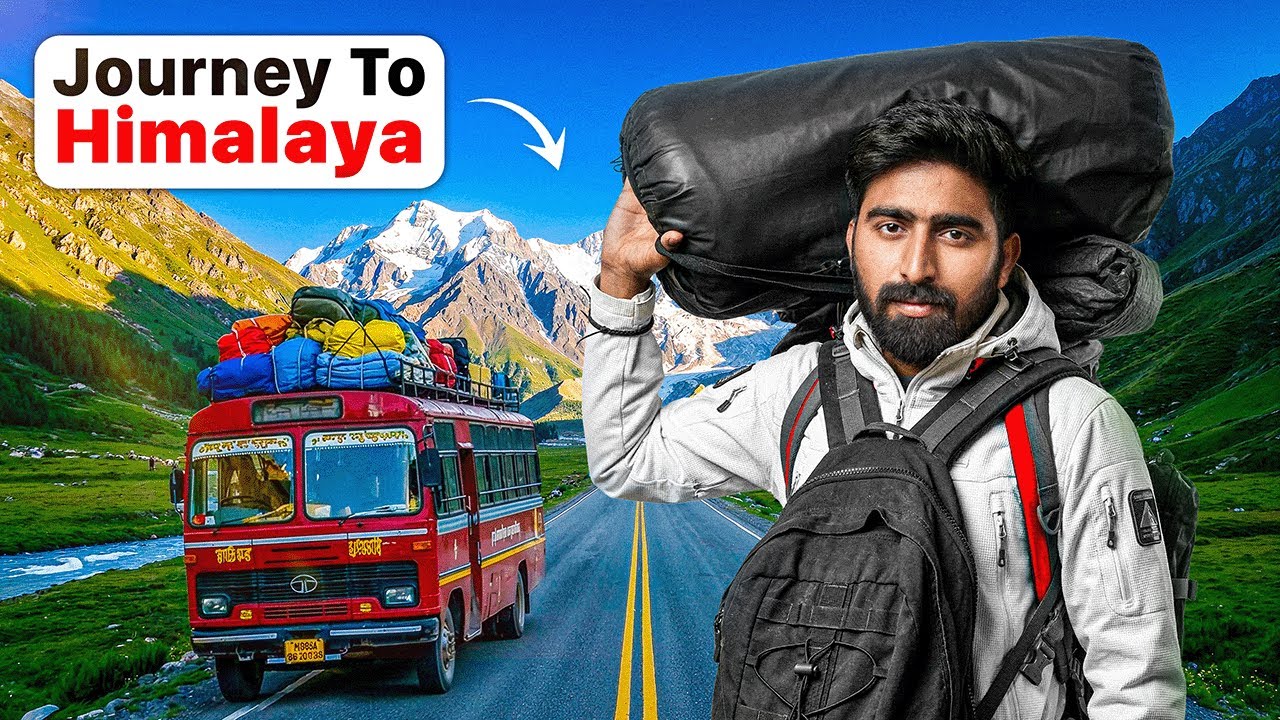 EP23 - 2000KM Hitchhiking to Himalayas 😳 First 24 Hours | Bharat Yatra kannada