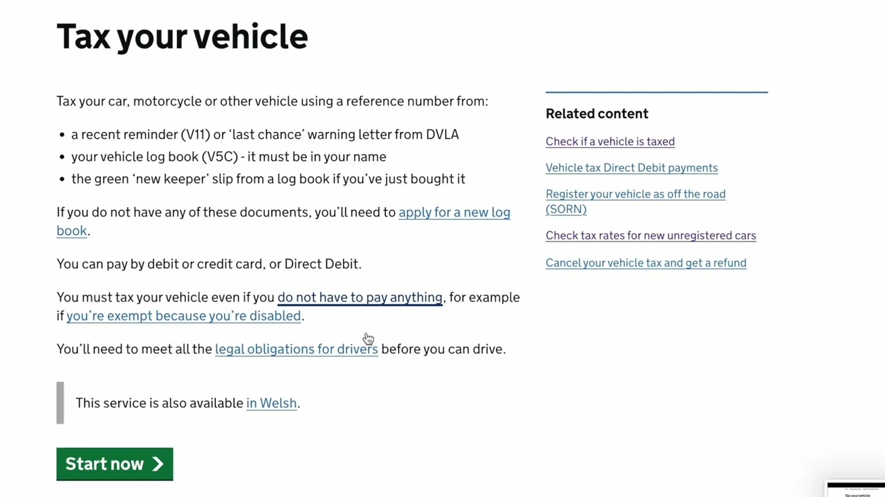 How to Tax Car Online in UK Complete Guide | Green Slip | New Keeper