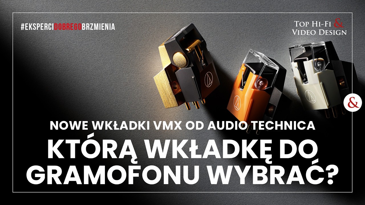 Jaka wkładka do gramofonu? Nowa seria wkładek gramofonowych Audio-Technica VMX