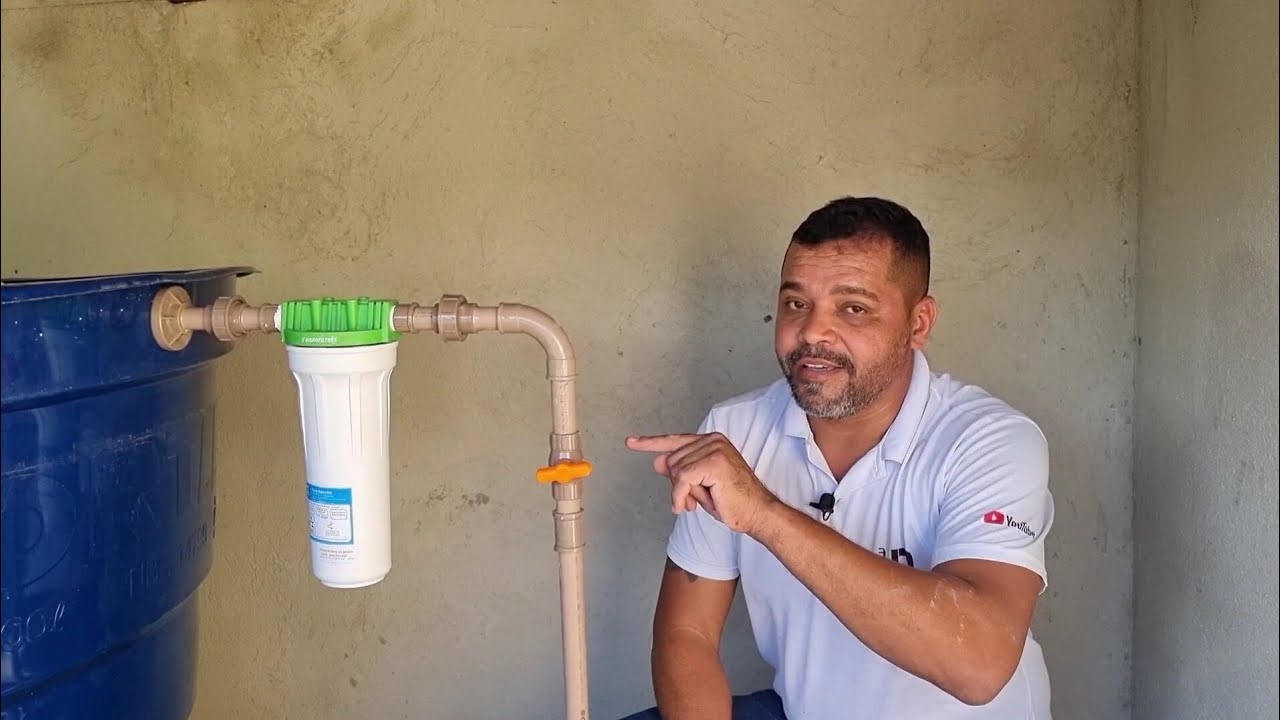 INSTALAÇÃO DO FILTRO ECO, E DUAS CAIXA DÀGUA DE 1000LT
